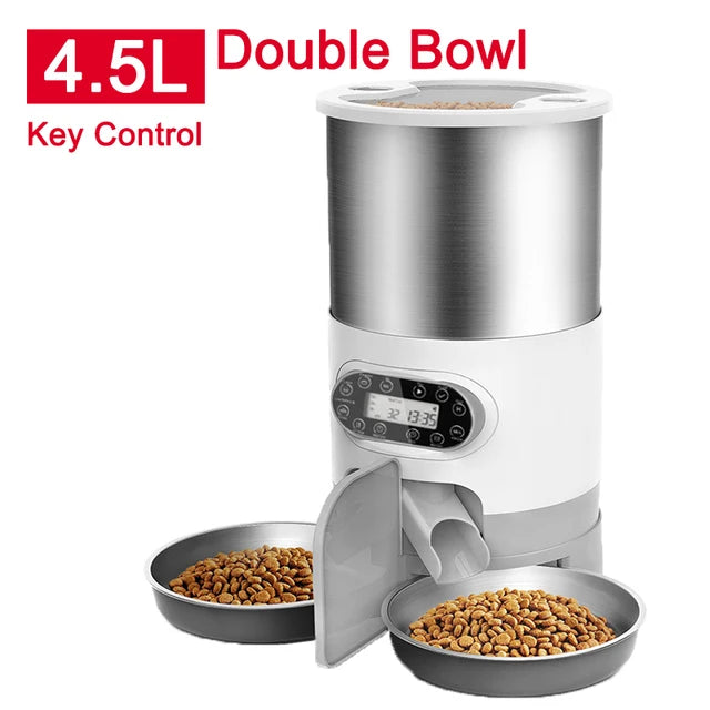 WhiskerBite™ Smart WiFi Pet Feeder – 6L | Voice + App Control