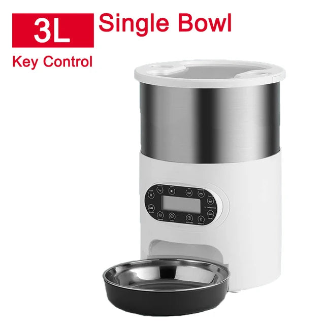 WhiskerBite™ Smart WiFi Pet Feeder – 6L | Voice + App Control